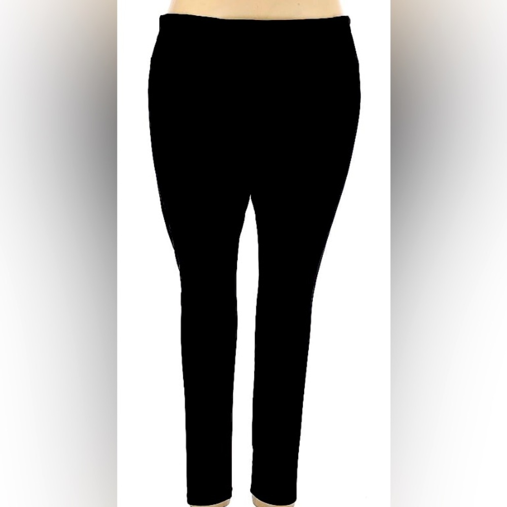 Evri 3x (Plus) black leggings, NWT